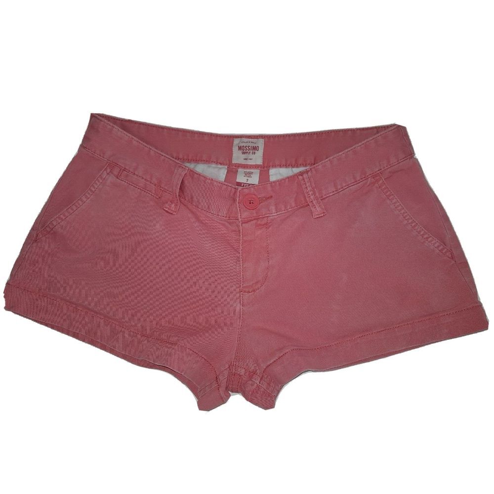 Mossimo Supply Co. Women's Hot Pink Hot‎ Shorts Size 7 Fit 6 Low Rise Pockets